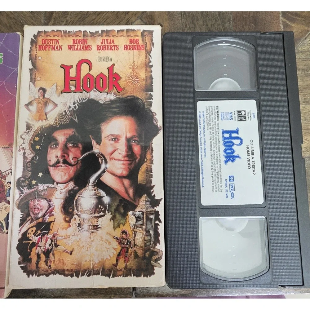 Vintage VHS Movie Lot Bundle Hook Charlotte's Web & NEW Sealed Milo and Otis